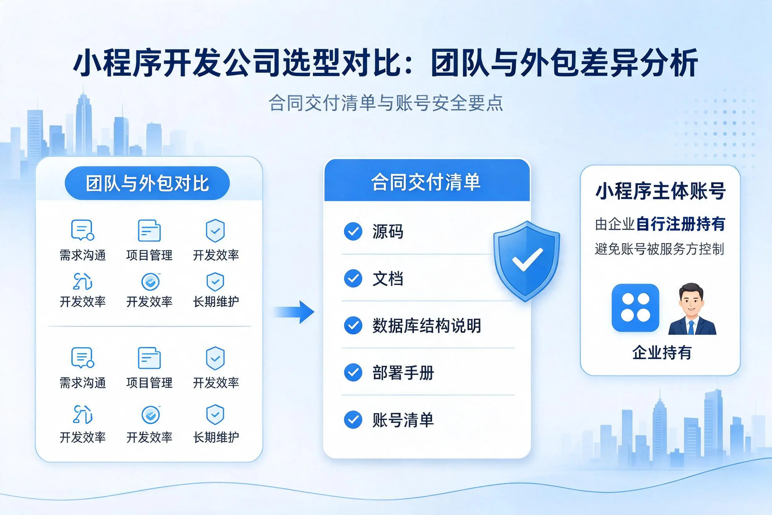 临沧小程序开发公司选型对比：团队与外包差异分析