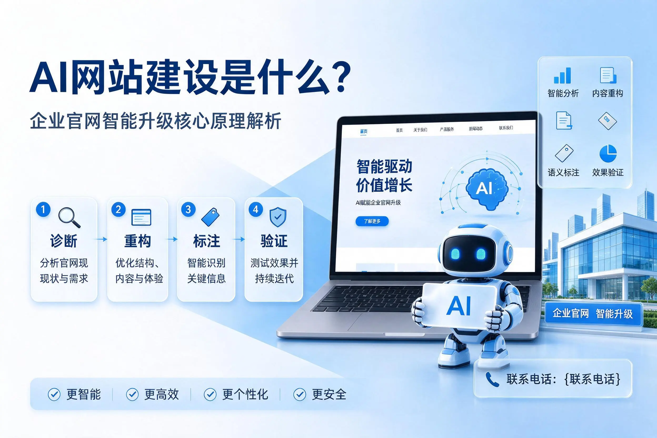 AI网站建设是什么？临沧企业官网智能升级核心原理解析